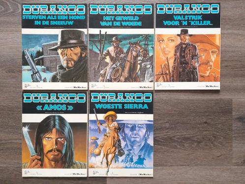 Durango Dl 1 t/m 5  (1e druk ) - Zie omschrijving, Boeken, Stripboeken, Gelezen, Complete serie of reeks, Ophalen of Verzenden