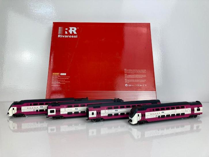 Rivarossi HR2335 - 4-Delige set VIRM ''OV-chiptrein'' NS, Hobby en Vrije tijd, Modeltreinen | H0, Nieuw, Treinset, Gelijkstroom