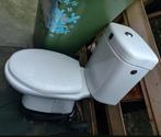 Staand toilet compleet met stortbak en softclose bril, Ophalen, Gebruikt, Steen, Toilet