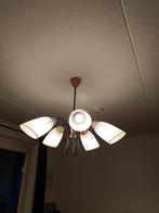 Vintage fifties/sixties plafondlamp, Huis en Inrichting, Lampen | Plafondlampen, Fifties/sixties, Gebruikt, Metaal, Ophalen