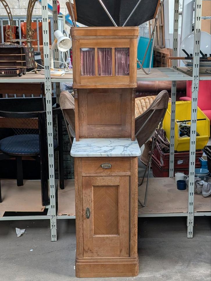 Art Deco Nachtkastje/Gang Kastje, Antiek en Kunst, Antiek | Meubels | Kasten, Ophalen of Verzenden