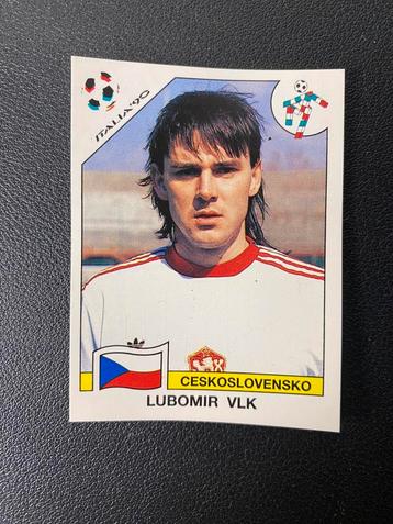 Lubomir Vlk - Tsjecho Slowakije - Panini WK 1990 Sticker beschikbaar voor biedingen