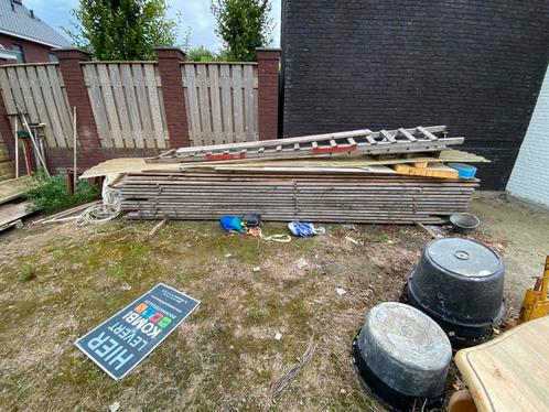 Steigerplanken - 550m - zgn, Doe-het-zelf en Verbouw, Hout en Planken, Plank, Steigerhout, 300 cm of meer, 25 tot 50 mm, Ophalen of Verzenden