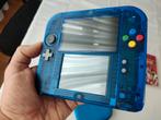 Nintendo 2DS transparant blauw, Ophalen of Verzenden, Zo goed als nieuw, Blauw, 2DS