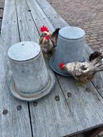 Brocante zinken drinktorens/ bakken, Ophalen of Verzenden