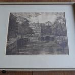 Louis Landré - tekening - Heerengracht, Ophalen of Verzenden