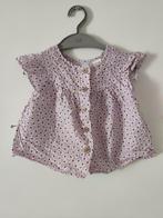 Zara lila blouse met witte bloemenprint houten knoopjes en r, Meisje, Ophalen of Verzenden, Zo goed als nieuw, Zara