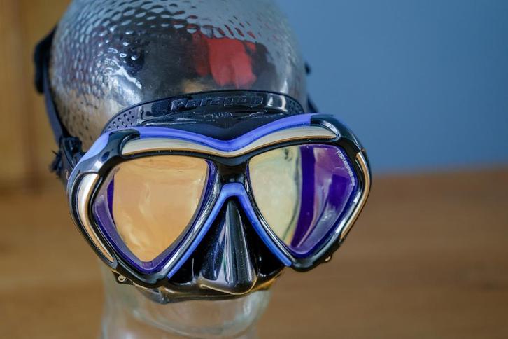 Tusa Paragon, eventueel met snorkel. In zeer goede staat., Watersport en Boten, Duiken, Zo goed als nieuw, Duikbril of Snorkel