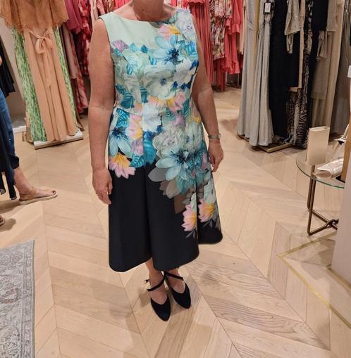 Moeder van de bruid jurk, Kleding | Dames, Gelegenheidskleding, Zo goed als nieuw, Maat 42/44 (L), Blauw, Ophalen of Verzenden