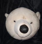 Ijsbeer beer beren hoofd pluche knuffel decoratie muur, Kinderen en Baby's, Kinderkamer | Inrichting en Decoratie, Ophalen of Verzenden
