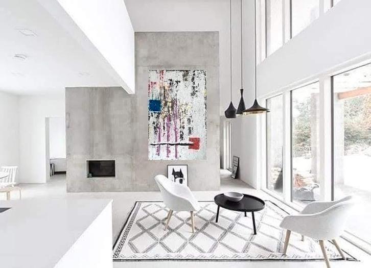 La vita e bella, Antiek en Kunst, Kunst | Schilderijen | Abstract, Ophalen of Verzenden