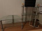 Glazen televisie meubel, Ophalen, Gebruikt, Glas
