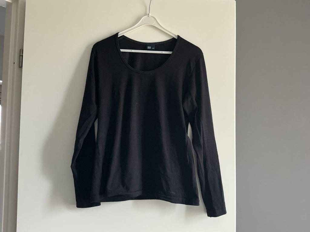 Zwart shirt met lange mouw - Alan Red - maat XL, Kleding | Dames, Ophalen of Verzenden, Zo goed als nieuw, Zwart, Lange mouw