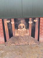 Schilderij op doek geschilderd., Ophalen of Verzenden