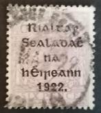 Ierland - met opdruk (six pence) 1922, Postzegels en Munten, Verzenden, Ierland, Gestempeld