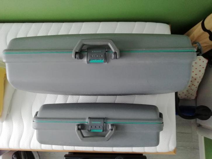 Samsonite koffers, Sieraden, Tassen en Uiterlijk, Koffers, Gebruikt, Hard kunststof, 60 tot 70 cm, 45 tot 55 cm, Slot, Wieltjes