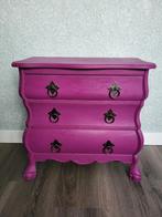 Klassiek buikkastje roze, Huis en Inrichting, Kasten | Ladekasten, Ophalen, Gebruikt, 50 tot 100 cm, 3 of 4 laden