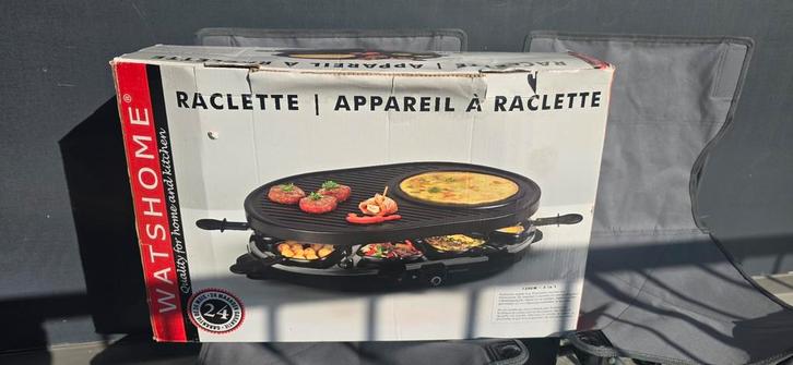 Nieuwe Raclette grill / gourmetstel - 8 personen -, Witgoed en Apparatuur, Gourmetstellen, Zo goed als nieuw, 8 personen of meer