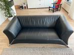 Te koop goed onderhouden Rolf Benz RB 322   2 1/2 zits zwart, Huis en Inrichting, Ophalen, Gebruikt, Tweepersoons, Rechte bank