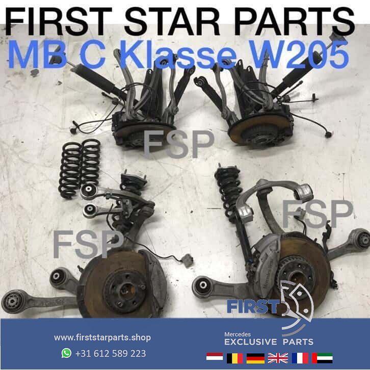 W205 MB C Klasse 2018 wielophanging schokbreker draagarm rem, Auto-onderdelen, Ophanging en Onderstel, Mercedes-Benz, Gebruikt