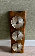 Antiek Weerstation - Barometer & Hygrometer, Ophalen of Verzenden, Gebruikt, Weerstation