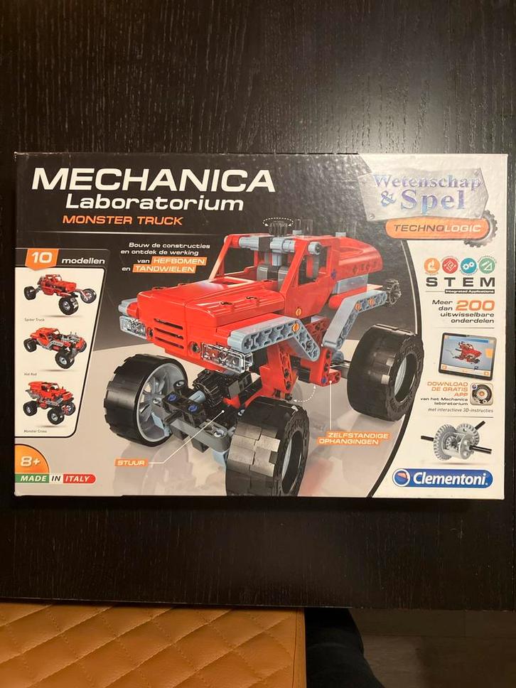 Mechanica Laboratorium Monster Truck, Kinderen en Baby's, Speelgoed | Bouwstenen, Gebruikt, Overige merken, Ophalen of Verzenden