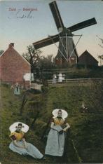 Zuid - Beveland Yerseke molen klederdracht ca. 1910, Ophalen of Verzenden, Voor 1920, Ongelopen, Zeeland