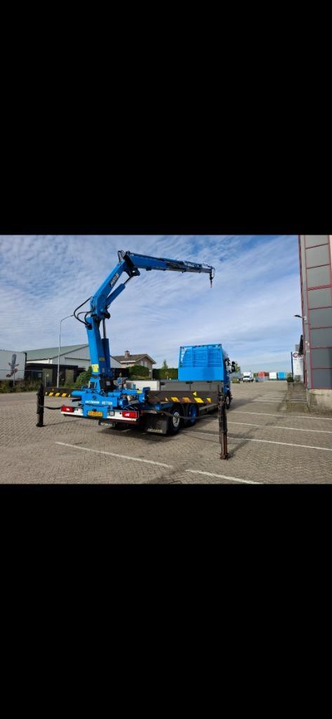 SCANIA R 410 .6X2 .20 T / M KRAAN ., Auto's, Vrachtwagens, Bedrijf, Scania, Diesel, Euro 6, Automaat, Blauw, Ophalen