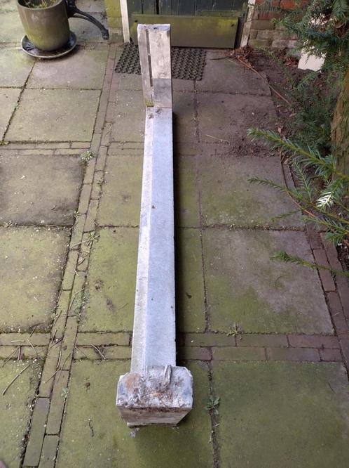 Oude dorpel van hardsteen met 2 neuten, Doe-het-zelf en Verbouw, Deuren en Horren, Gebruikt, Buitendeur, Minder dan 200 cm, Ophalen