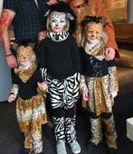 Dierenpakken optocht: Zebra, Panter, Gorilla, Leeuw, Giraffe, Kinderen en Baby's, Carnavalskleding en Verkleedspullen, Ophalen