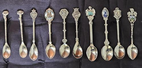 10 bijzondere (souvenir)-theelepels uit div. Europese oorden, Verzamelen, Overige Verzamelen, Gebruikt, Ophalen of Verzenden