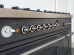 🍀 Luxe Fornuis Boretti 120cm antraciet + rvs grill, 60 cm of meer, Ophalen of Verzenden, Zo goed als nieuw, Energieklasse A of zuiniger