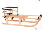 Houten slee met rugleuning, inklapbaar, Ophalen, Gebruikt