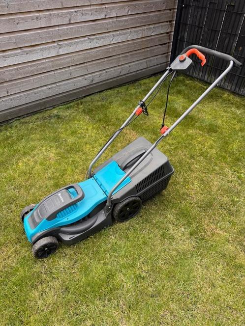 Grasmaaier Gardena, Tuin en Terras, Grasmaaiers, Gebruikt, Elektrische grasmaaier, Cirkelmaaier, Elektrische starter, Opvangbak