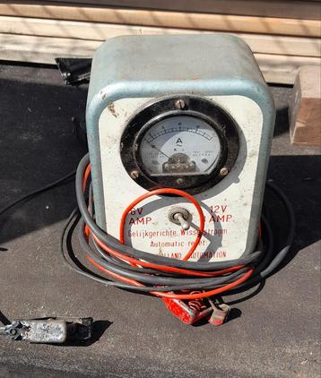 Vintage Acculader - 6V/12V - Krünen Holland Automation beschikbaar voor biedingen