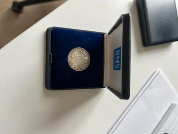 1 Gulden 1956 en 1957 - Zilver - Juliana beschikbaar voor biedingen