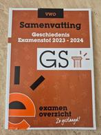 Examenoverzicht samenvatting geschiedenis vwo, Gelezen, VWO, Geschiedenis, Ophalen of Verzenden