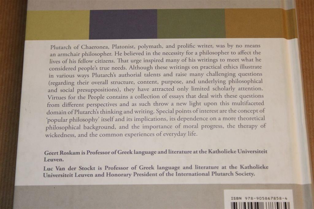 Deugden voor het Volk — Plutarchus Ethiek, Ophalen of Verzenden, Zo goed als nieuw