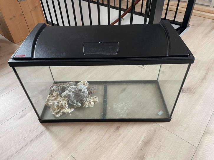 Aquarium + toebehoren. Volledige set, ideaal voor starters, Dieren en Toebehoren, Vissen | Aquaria en Toebehoren, Zo goed als nieuw