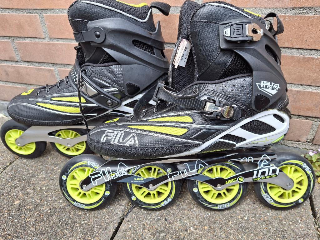 Fila FM 100 skeelers, maat 44 ( = 42, schoenmaat), Gebruikt, Heren, Inline skates 4 wielen, Ophalen