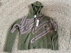 Iets Frans. Trui met capuchon en rits - Groen/Paars - maat S, Ophalen of Verzenden, Nieuw, Maat 36 (S), Groen