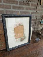 houten fotolijst met passe partout, Antiek en Kunst, Ophalen of Verzenden