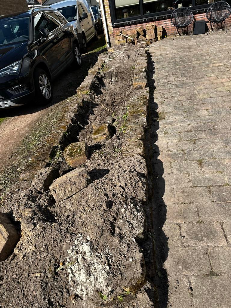 Gratis zwarte grond (met wat zand), Ophalen, Tuinaarde