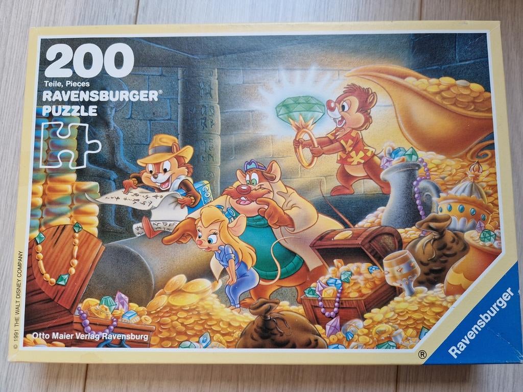 1989 rescue rangers puzzel puzzle walt disney's chip 'n dale, Ophalen of Verzenden, Overige figuren, Overige typen