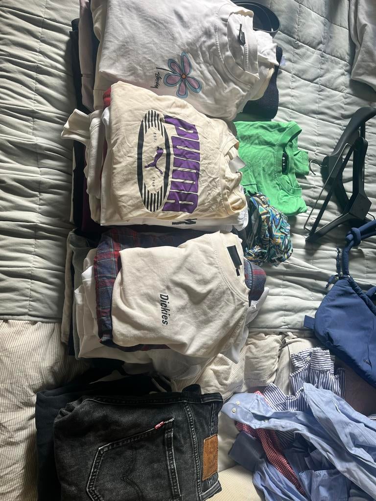 Gratis mannenkleding maat M/L - Stussy, Dickies, meer!, Ophalen, Gedragen, Maat 52/54 (L)
