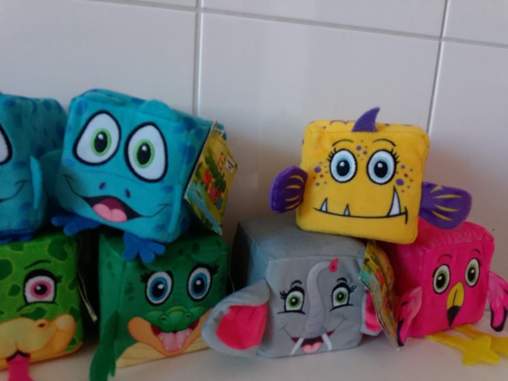 Mooie set Lidl JungleMini’s 7stuks Pien Piranha & Olivia, Lidl, Ophalen of Verzenden