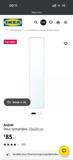 Pax spiegeldeur 50x229 (oudere versie), Huis en Inrichting, Woonaccessoires | Spiegels, Ophalen, Gebruikt, 200 cm of meer, Rechthoekig