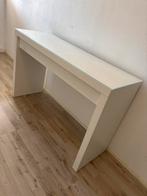 Make-up tafel malm ikea met glazen blad, Ophalen, Gebruikt, 100 tot 150 cm, Glas