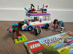 Lego Friends 41333 Olivia’s Missievoertuig, Ophalen of Verzenden, Zo goed als nieuw, Complete set, Lego
