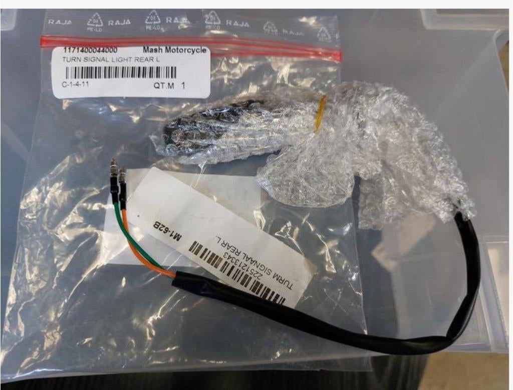 Mash Motorcycle knipperlicht achter links, Ophalen of Verzenden, Nieuw, Overige typen